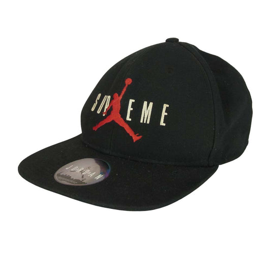 Supreme シュプリーム 15AW AIR JORDAN 6 PANEL HAT ジョーダン パネル キャップ ブラック系【中古】