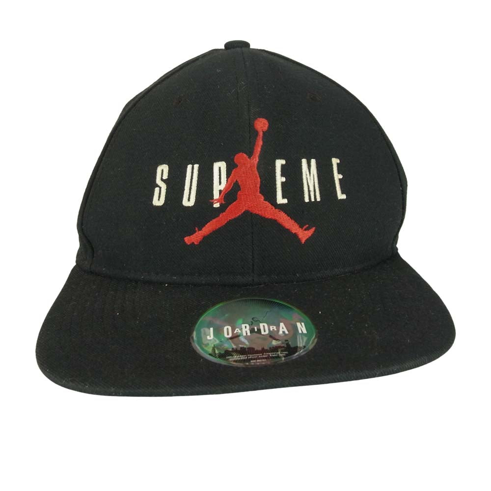 Supreme シュプリーム 15AW AIR JORDAN 6 PANEL HAT ジョーダン パネル キャップ ブラック系【中古】