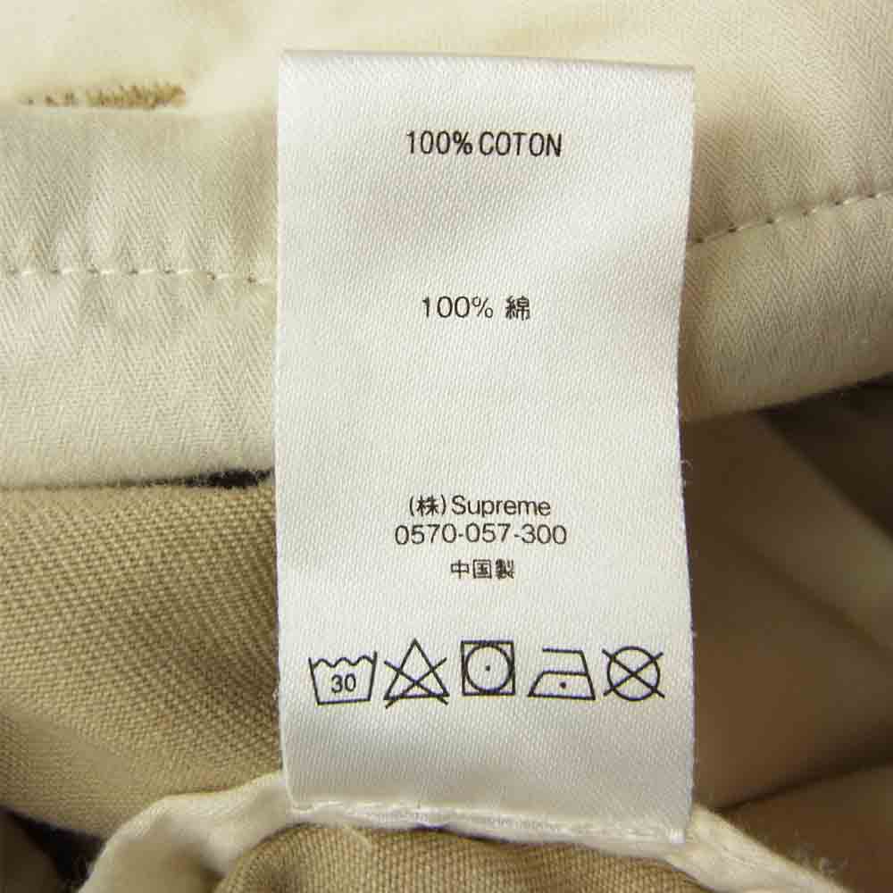 Supreme シュプリーム 20SS Paisley Grid Chino Pant ペイズリー グリッド チノ パンツ ベージュ系 34【中古】