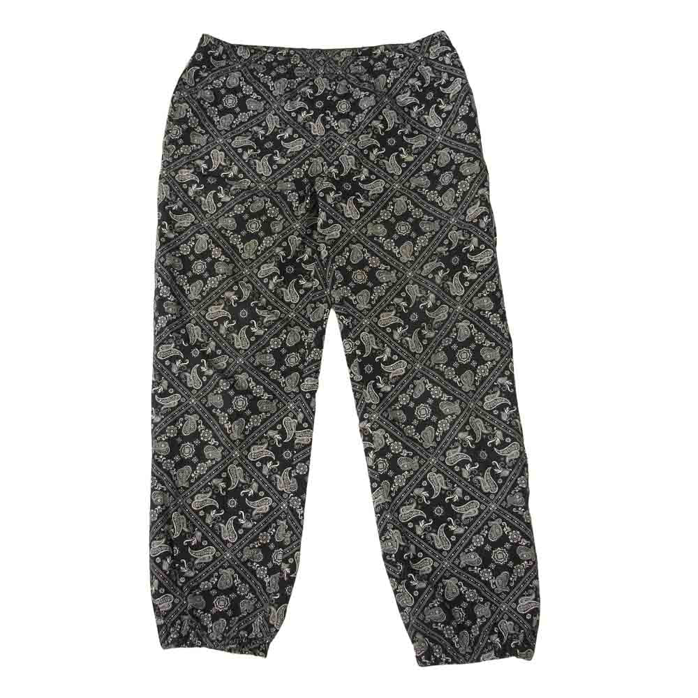 Supreme シュプリーム 18SS Bandana Track Pant バンダナ トラック パンツ ブラック系 S【中古】