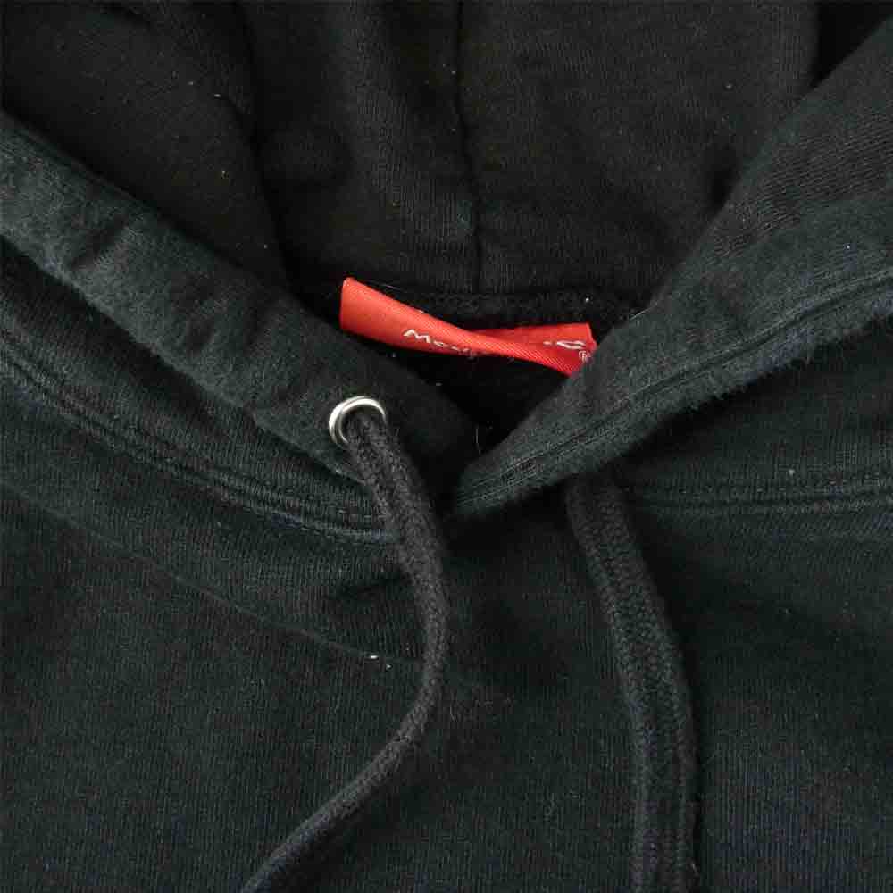 Supreme シュプリーム Sideline Hooded Sweatshirt 袖ロゴ フーデッド パーカー ブラック系 M【中古】