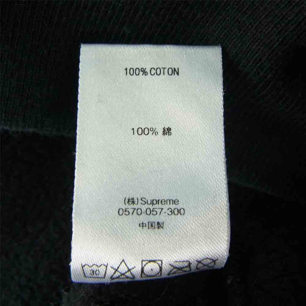 Supreme シュプリーム Sideline Hooded Sweatshirt 袖ロゴ フーデッド パーカー ブラック系 M【中古】
