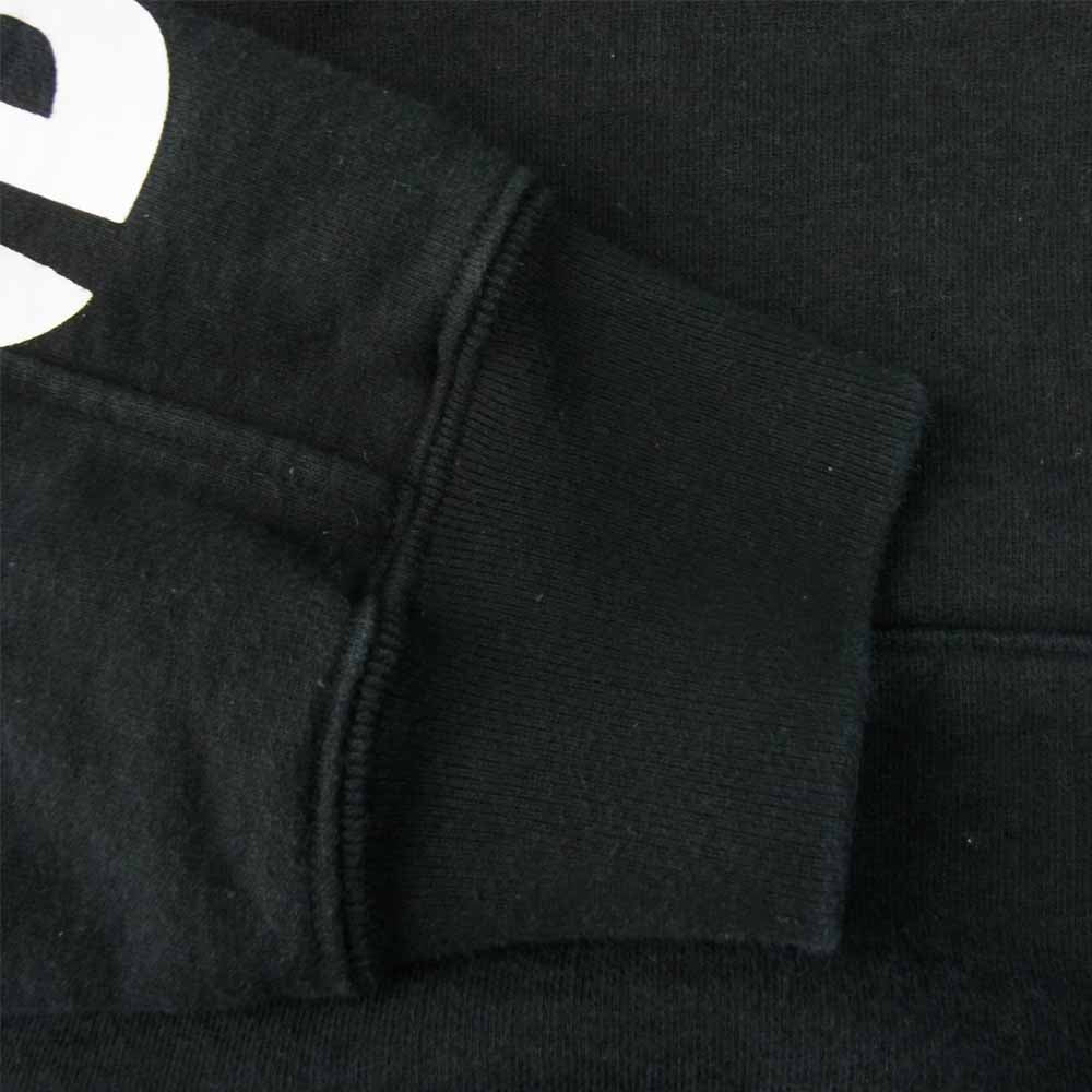 Supreme シュプリーム Sideline Hooded Sweatshirt 袖ロゴ フーデッド パーカー ブラック系 M【中古】