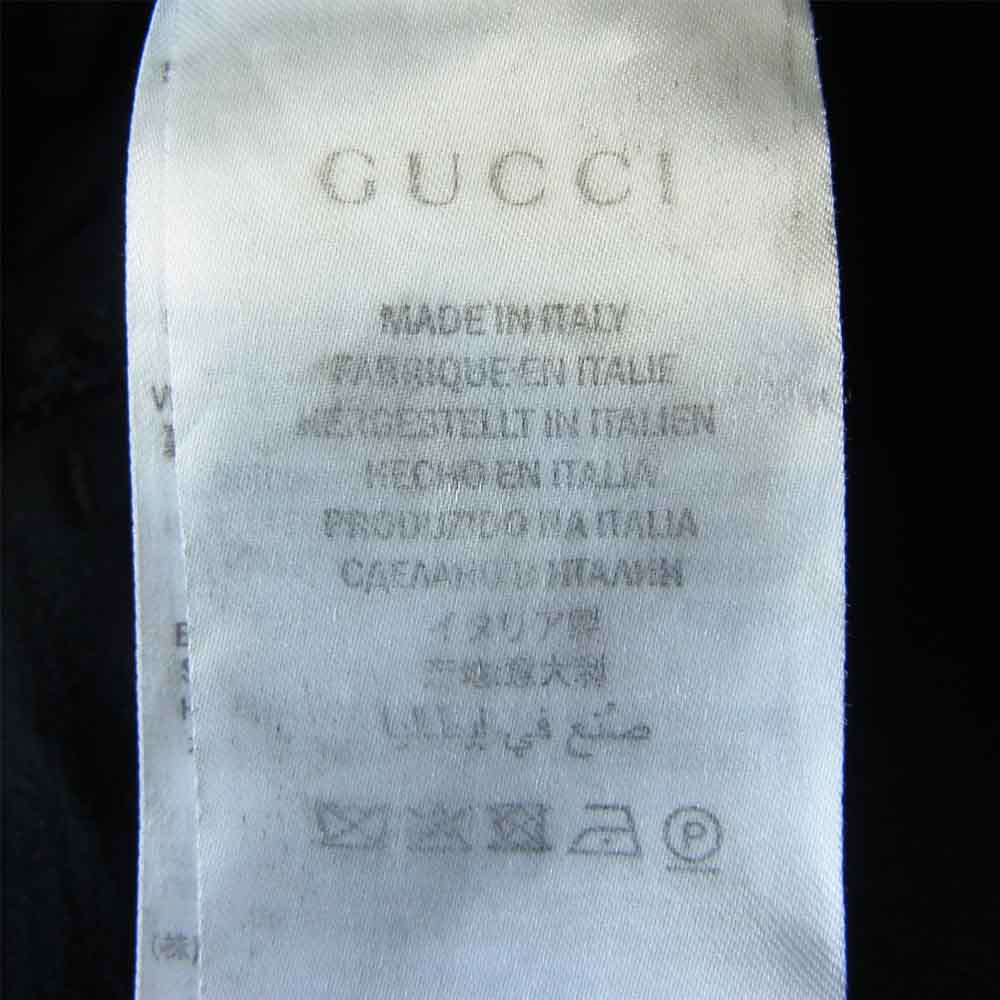 GUCCI グッチ 国内正規品 543712 XDAHN ロゴ パッチ デニム スキニー パンツ ブラック系 32【中古】