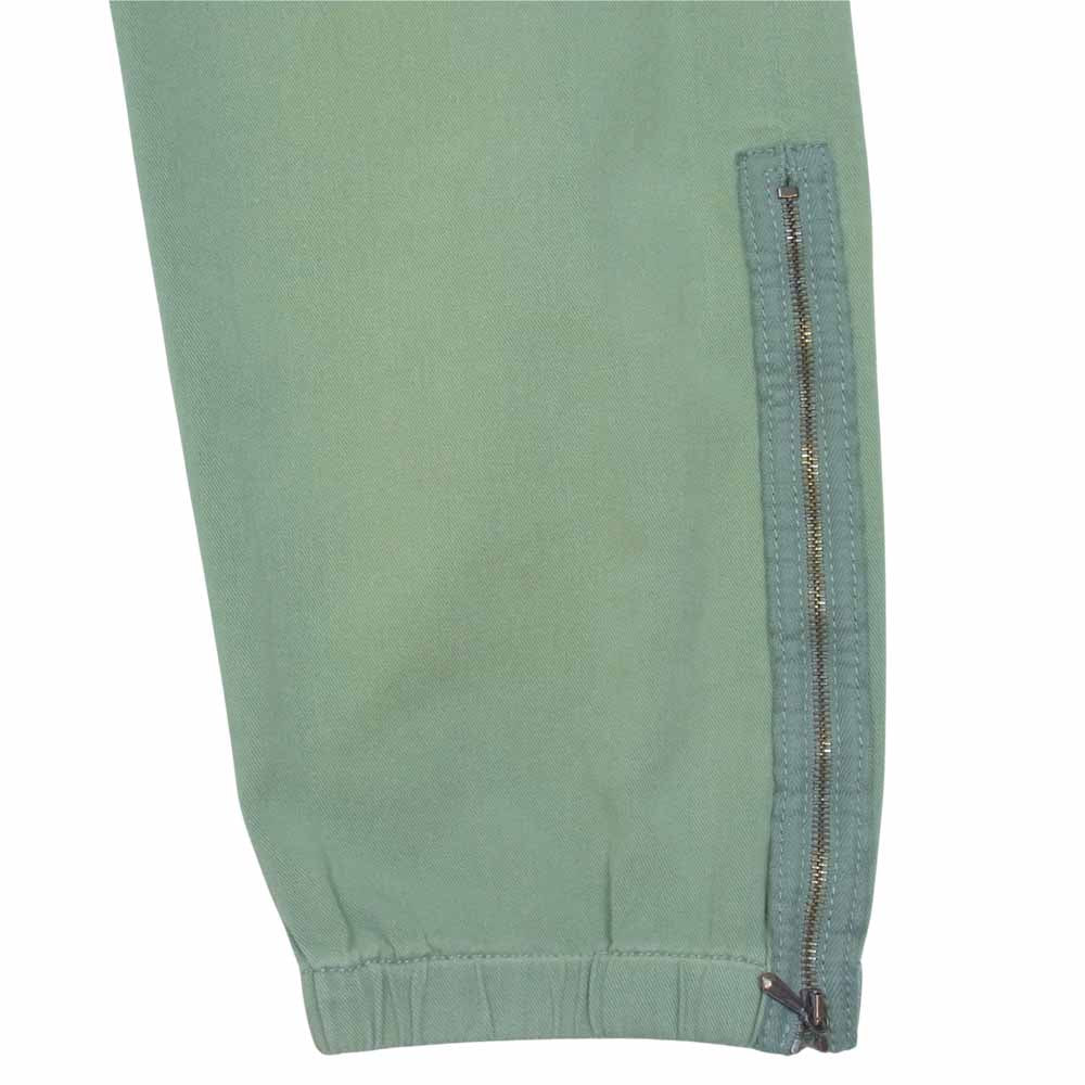 GUCCI グッチ 国内正規品 569770 XDAQF 19AW GUCCI BAND 裾ジップ イージー ジョガー パンツ グリーン系 30【中古】