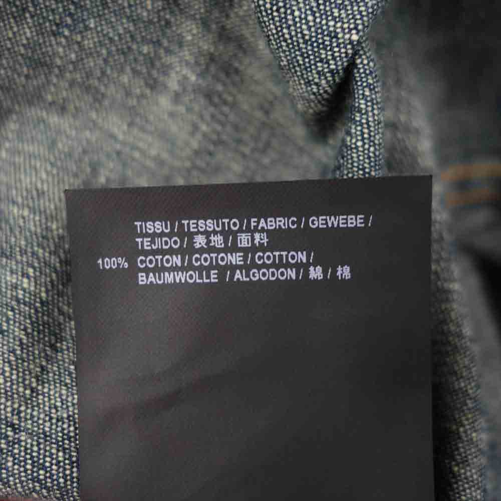 SAINT LAURENT サンローラン 388968 ウエスタン 長袖シャツ インディゴブルー系 XS【中古】