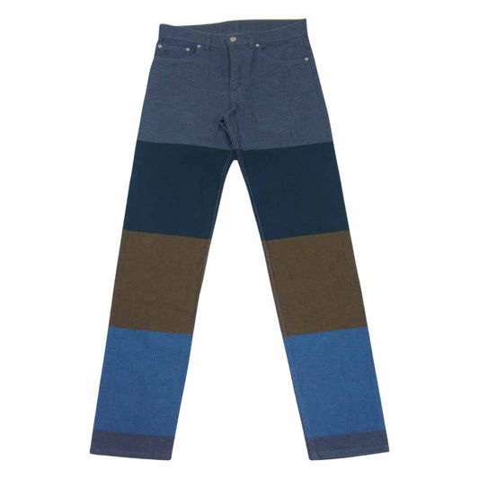 LOUIS VUITTON ルイ・ヴィトン 1A3KUC 国内正規品 カラーボックス サークルロゴ デニム パンツ インディゴブルー系 28【中古】