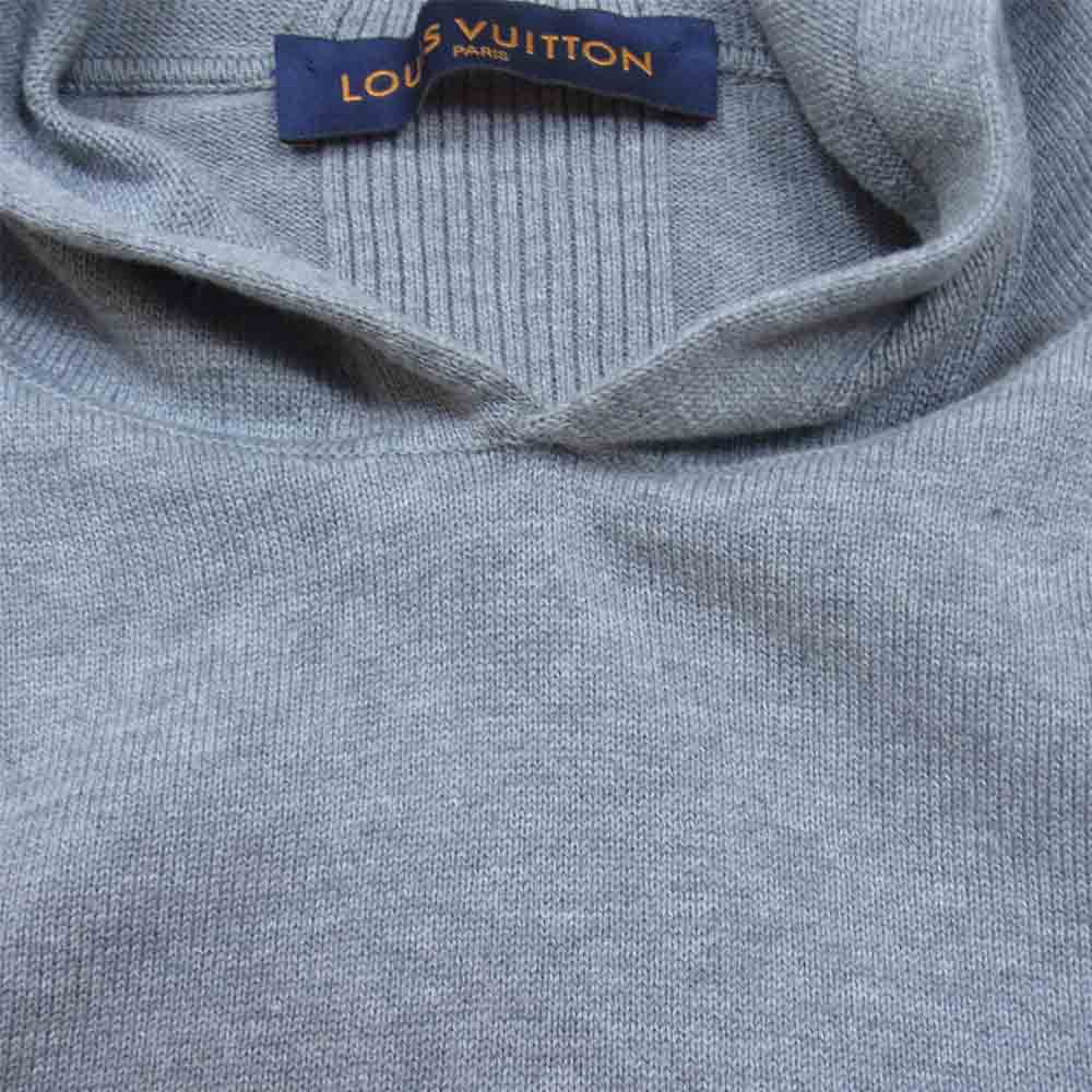 LOUIS VUITTON ルイ・ヴィトン 国内正規品 サークル LVロゴ プルオーバー パーカー グレー系 S【中古】