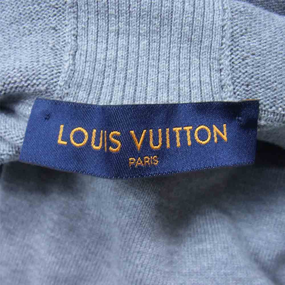 LOUIS VUITTON ルイ・ヴィトン 国内正規品 サークル LVロゴ プルオーバー パーカー グレー系 S【中古】