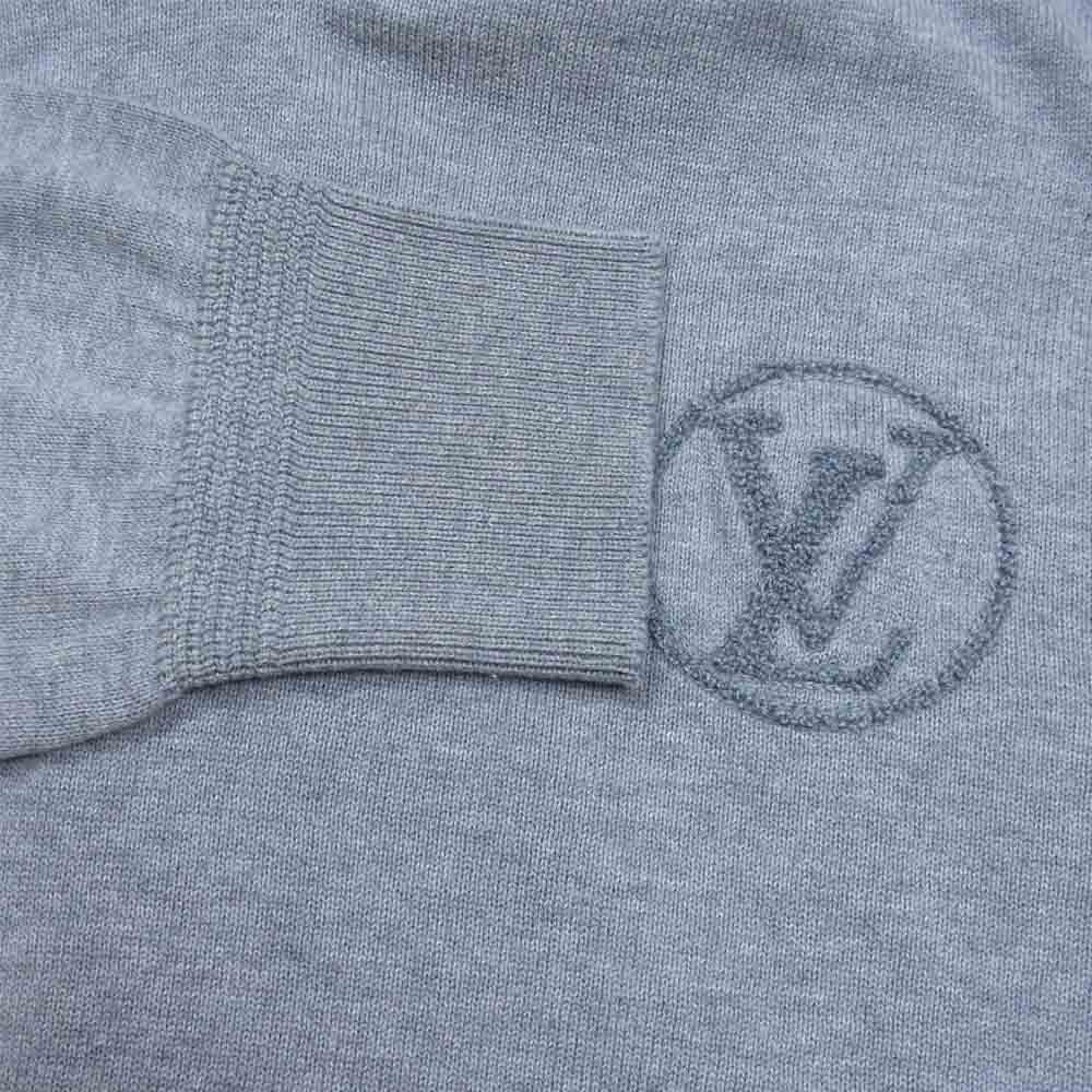 LOUIS VUITTON ルイ・ヴィトン 国内正規品 サークル LVロゴ プルオーバー パーカー グレー系 S【中古】