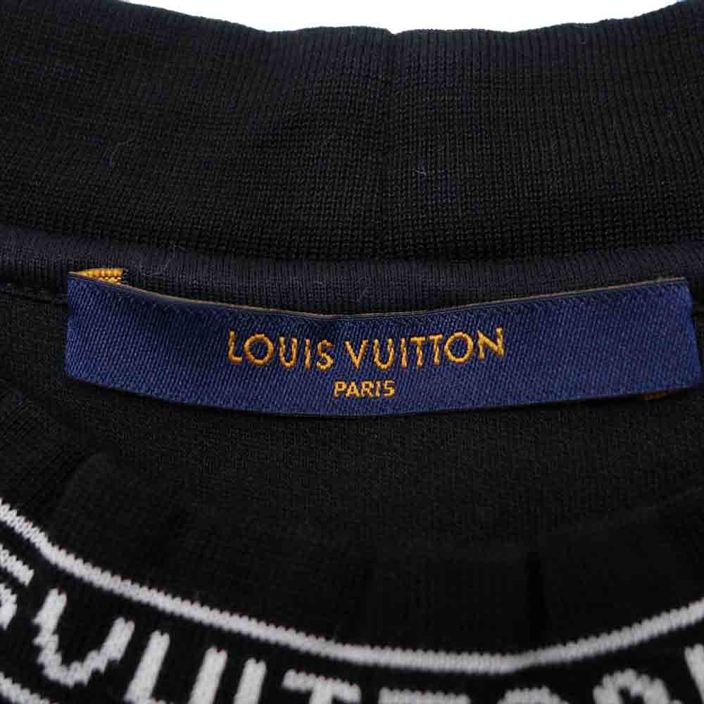 LOUIS VUITTON ルイ・ヴィトン 19SS 国内正規品 ネックロゴ L/S 長袖 トレーナー スウェット ブラック系 S【中古】