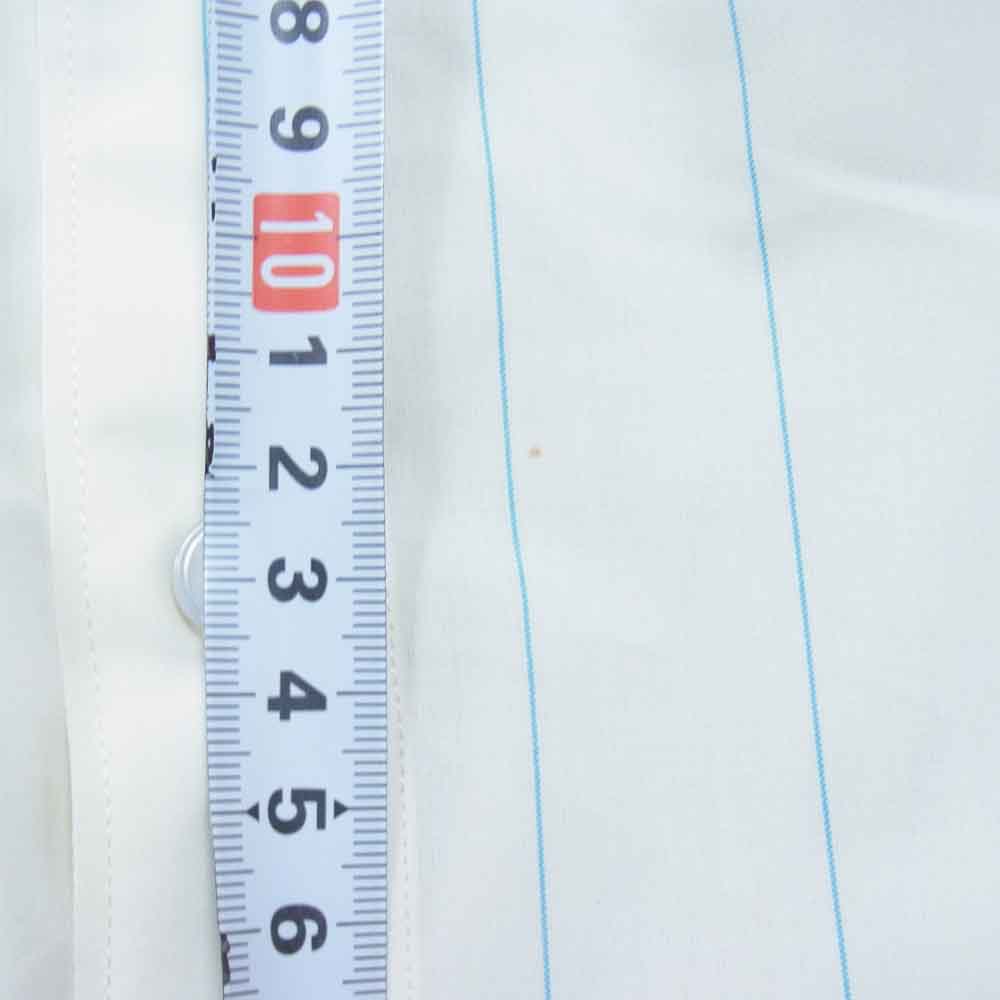 LOUIS VUITTON ルイ・ヴィトン 1A5VRX 国内正規品 20SS モノグラム スプレー パターン ストライプ DNA シャツ ホワイト系 XS【中古】