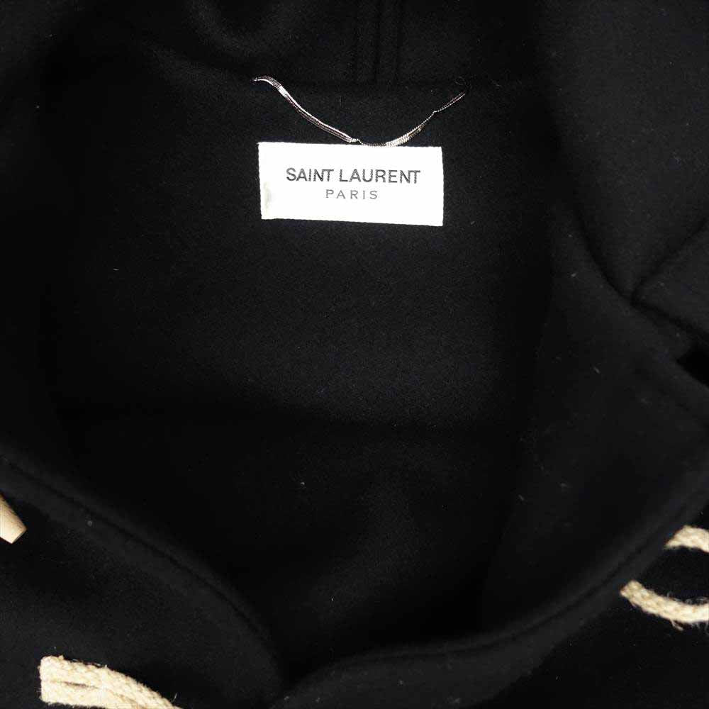 SAINT LAURENT サンローラン 16AW 326018 YYL18  エディ期 16AW 326018 YYL18 ウール メルトン ダッフル コート ブラック系【美品】【中古】