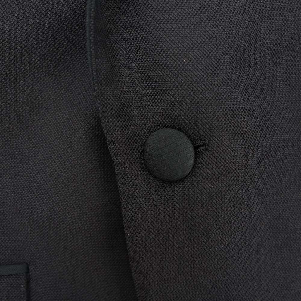 CELINE セリーヌ エディ期 セリーヌジャパンタグ 2V043120D 19AW クロップド タキシード ジャケット ブラック系 46【中古】