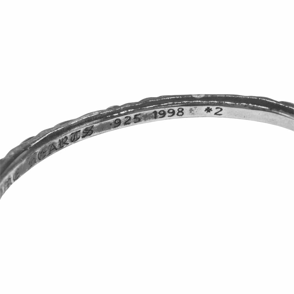 CHROME HEARTS クロムハーツ（原本有） スクロールバンド ブレスレット シルバー系【中古】