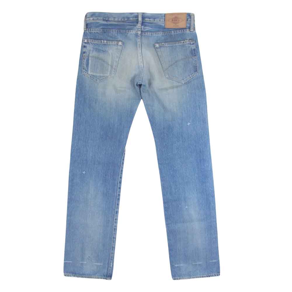 HYSTERIC GLAMOUR ヒステリックグラマー 4AP-2102 小窓 リメイク セルビッチ スタッズ デニム インディゴブルー系 30【中古】