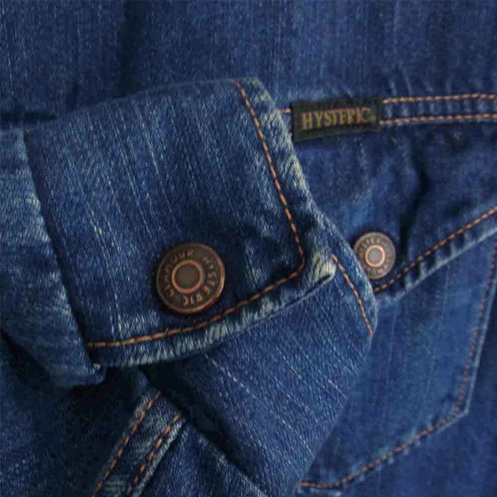 HYSTERIC GLAMOUR ヒステリックグラマー 02183AC07 ボア デニム ランチジャケット インディゴブルー系 M【中古】