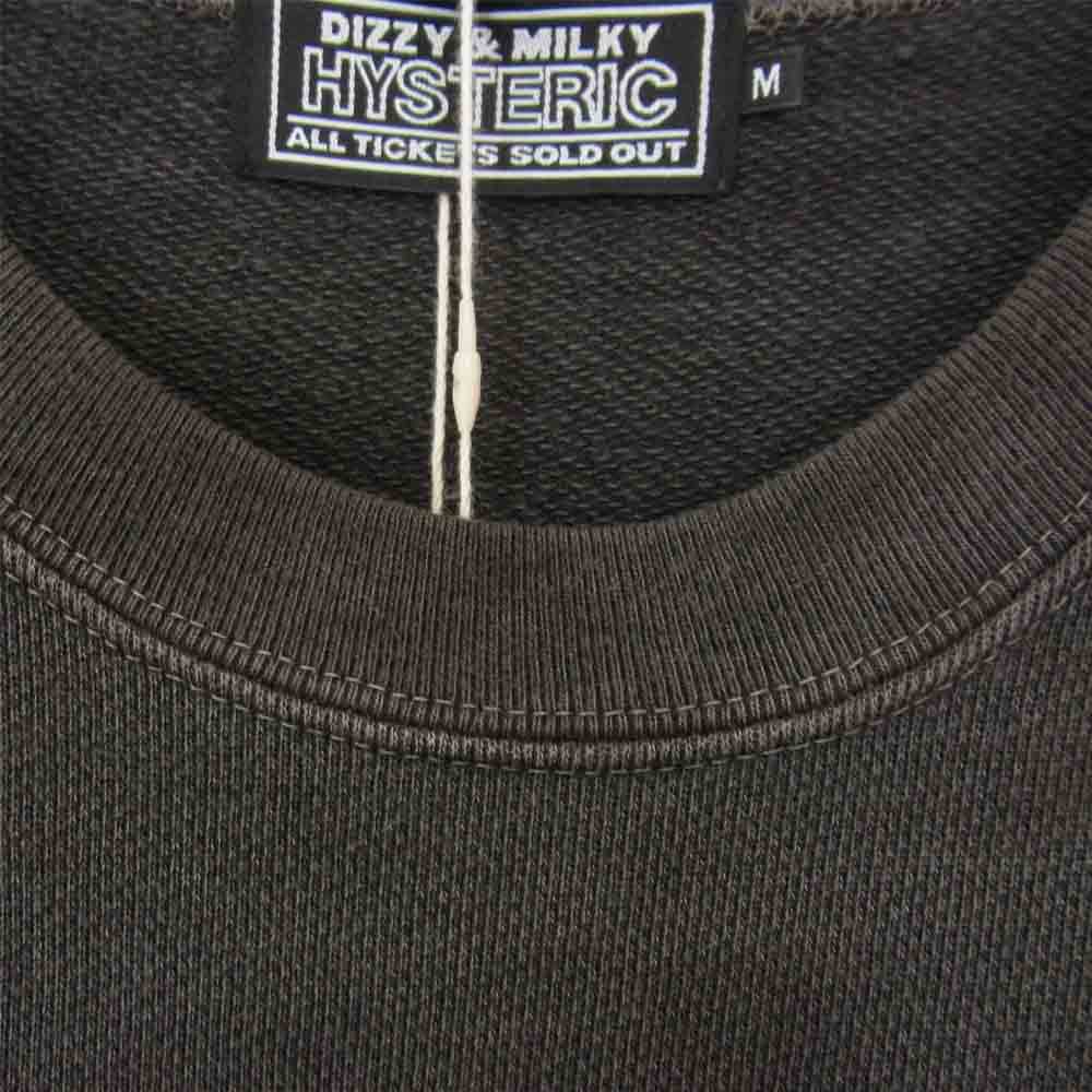 HYSTERIC GLAMOUR ヒステリックグラマー 21AW 02213CS07 YES YES YES ガール プリント スウェット グレー系 M【中古】