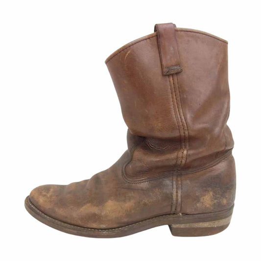RED WING レッドウィング 縦羽タグ ペコス ブーツ ブラウン系 12【中古】