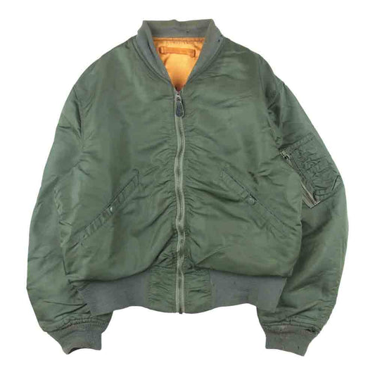 69年製 ALPHA INDUSTRIES社製 L-2B フライト ジャケット カーキ系 M【中古】