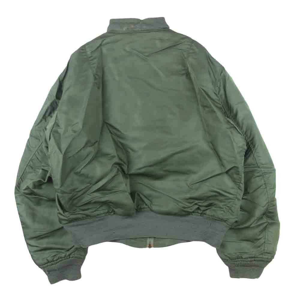 69年製 ALPHA INDUSTRIES社製 L-2B フライト ジャケット カーキ系 M【中古】