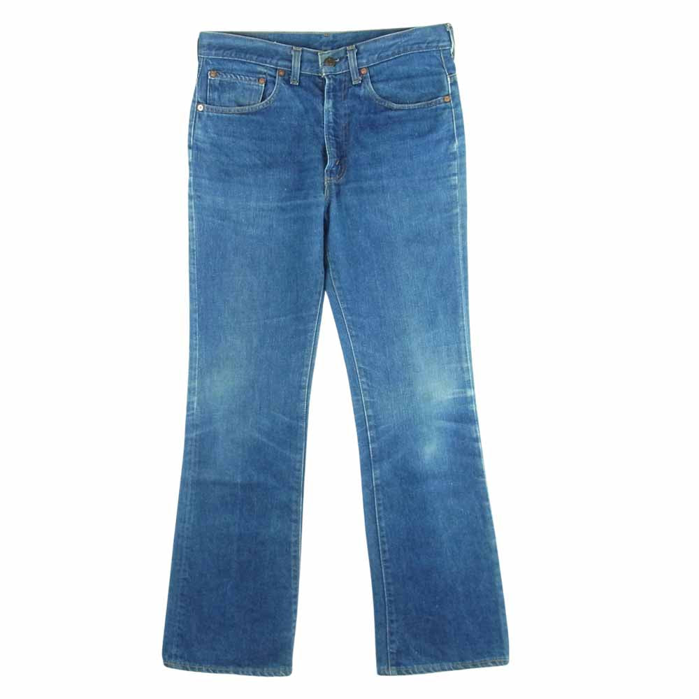 Levi's リーバイス ボタン裏刻印2 TALON42ジップ バックポケット裏チェーンステッチ スモールe デニム パンツ インディゴブルー系【中古】