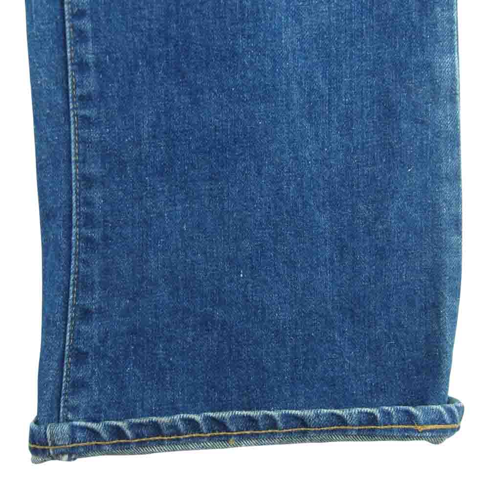 Levi's リーバイス ボタン裏刻印2 TALON42ジップ バックポケット裏チェーンステッチ スモールe デニム パンツ インディゴブルー系【中古】