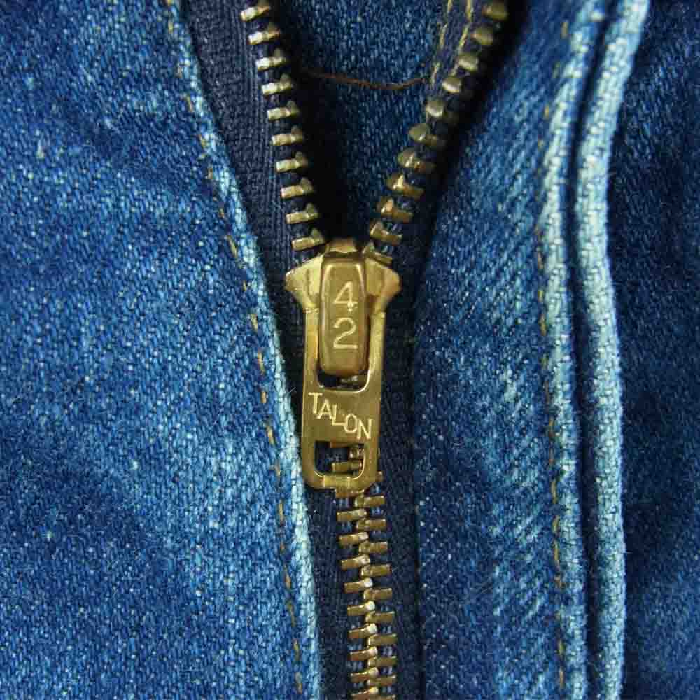 Levi's リーバイス ボタン裏刻印2 TALON42ジップ バックポケット裏チェーンステッチ スモールe デニム パンツ インディゴブルー系【中古】