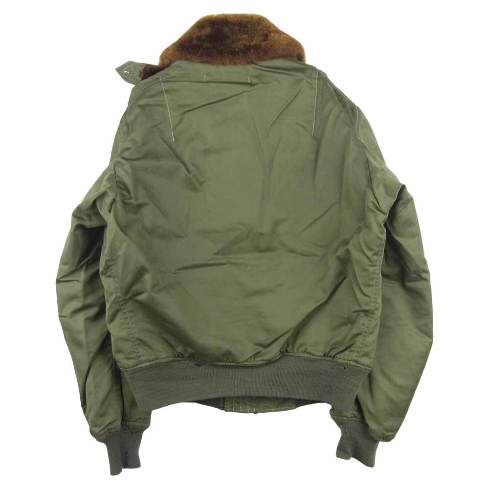 BERK-RAY CORPORATION製 CONMERジップ ARMY AIR FORCE B-15A フライト ジャケット カーキ系 38【中古】