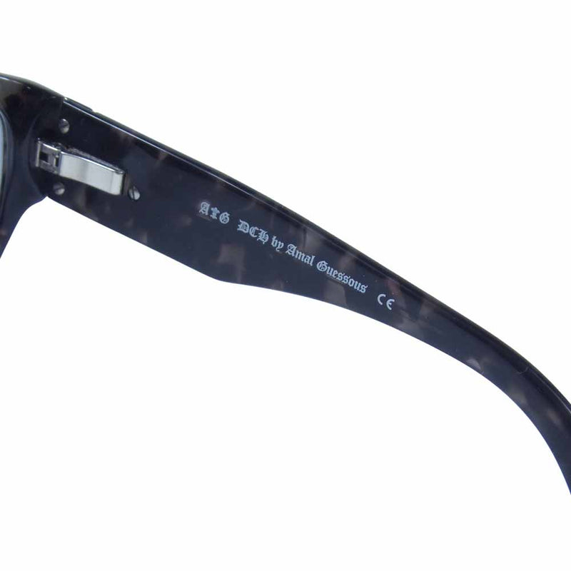 A&G エーアンドジー 度入り アイウェア 眼鏡 サングラス ブラック系 58-15-130【中古】