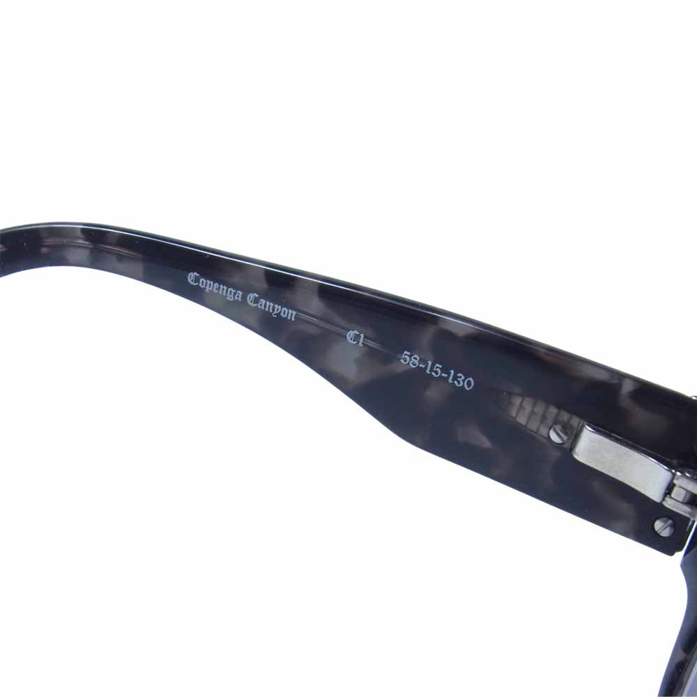 A&G エーアンドジー 度入り アイウェア 眼鏡 サングラス ブラック系 58-15-130【中古】