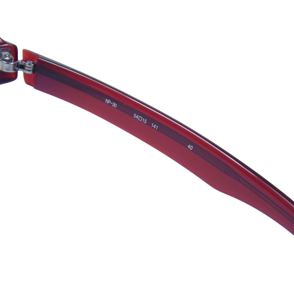 フォーナインズ NP-30 度入り アイウェア 眼鏡 レッド系 54□15 141【中古】