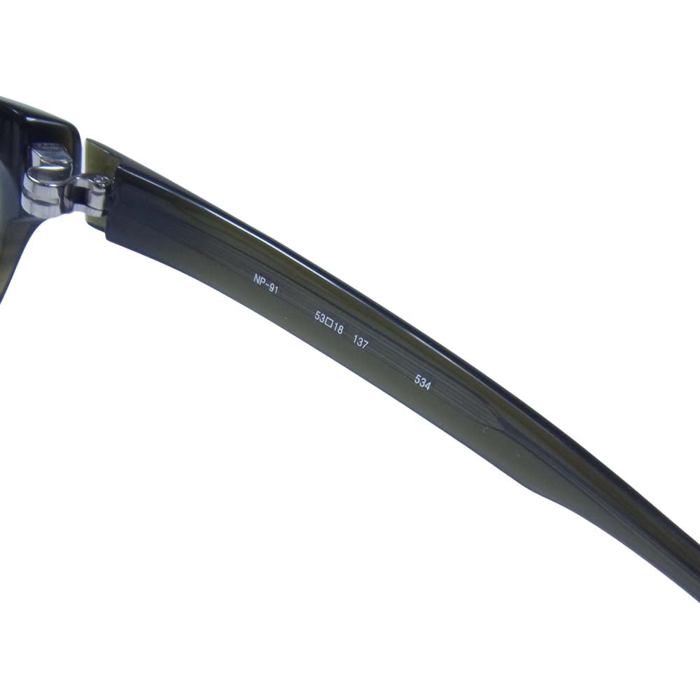フォーナインズ NP-91 度入り アイウェア 眼鏡 黒緑系 53□18 137【中古】