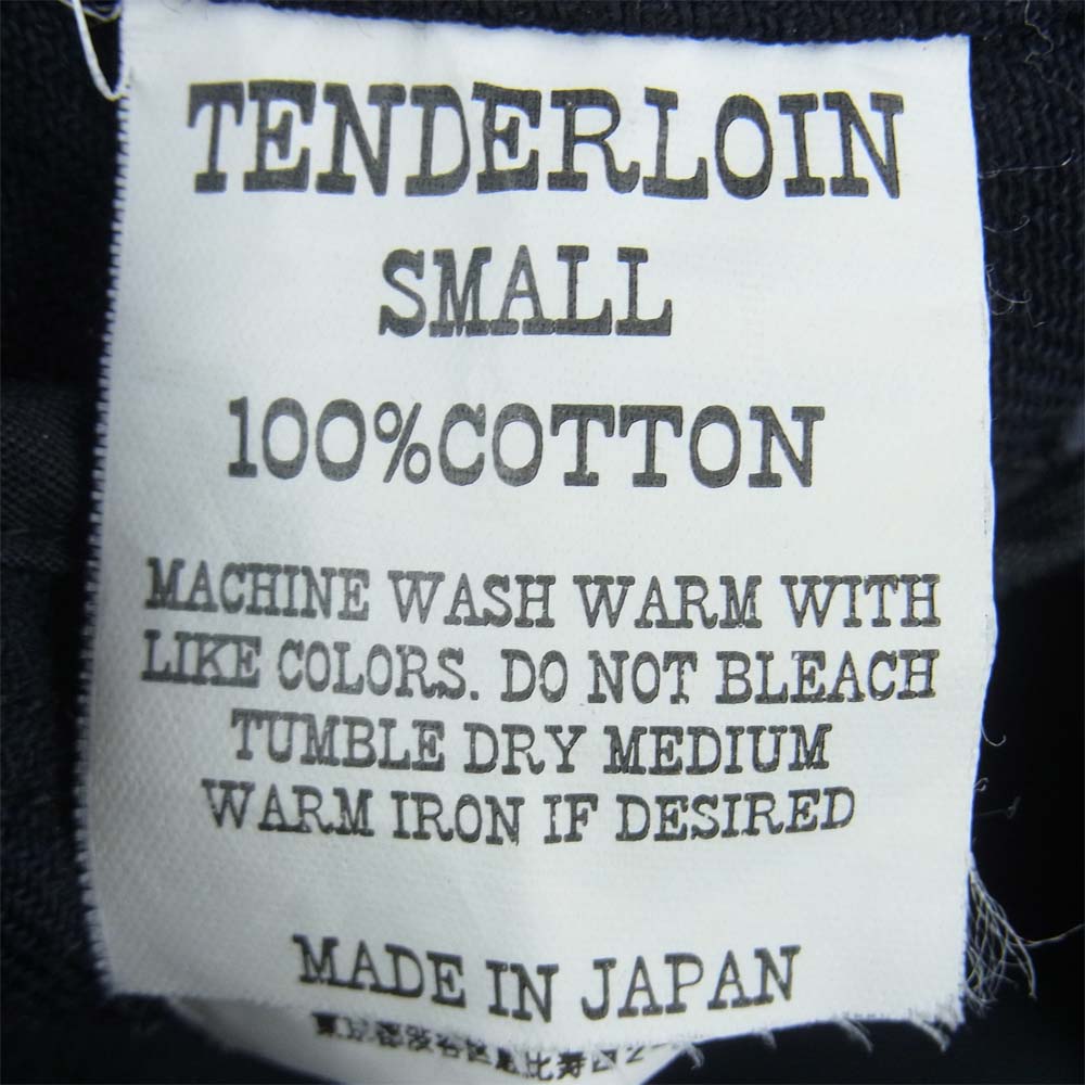 TENDERLOIN テンダーロイン T-WORK JKT 刺繍 ワーク ジャケット コットン 日本製 ダークネイビー系 S【中古】