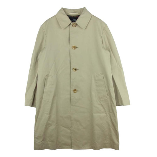 tricot COMME des GARCONS トリココムデギャルソン AD2000 TC-04004M ステンカラー コート コットン ウール 日本製 ベージュ系 M【中古】