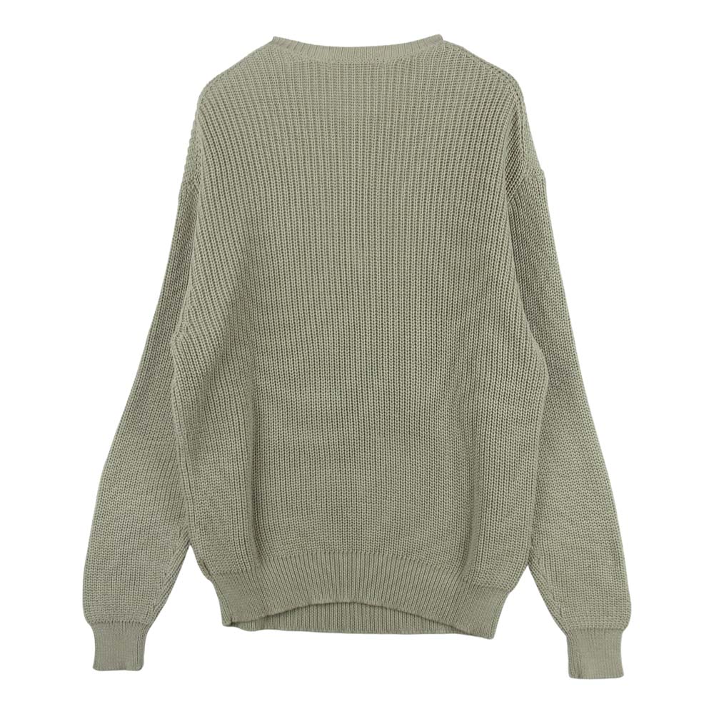 Supreme シュプリーム 18AW COMME des GARCONS SHIRT Front Logo Sweater フロントロゴ セーター グレイッシュベージュ系 S【美品】【中古】