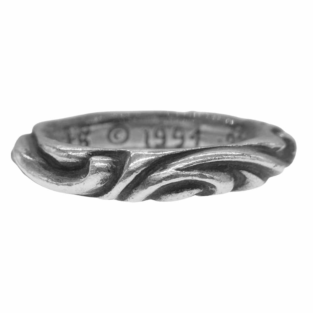 CHROME HEARTS クロムハーツ（原本無） SCRL BAND スクロールバンド リング シルバー系 12号【中古】