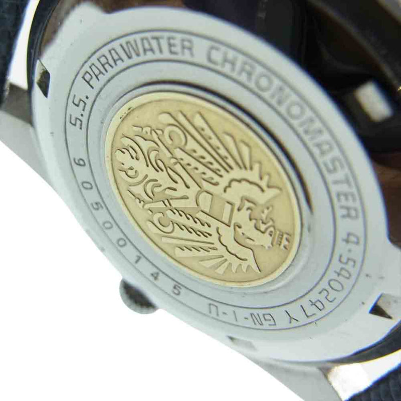 CITIZEN シチズン 4-540247 クロノマスター クロノメーター 自動巻き リストウォッチ 腕時計 ブラック系【中古】