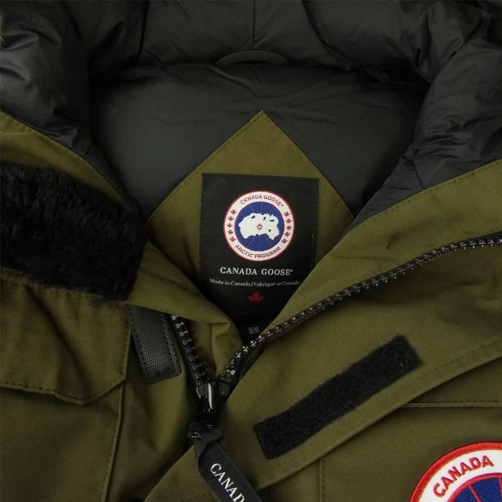 CANADA GOOSE カナダグース 4567MR CITADEL PARKA シタデル パーカ ダウン ジャケット カーキ系 M【中古】