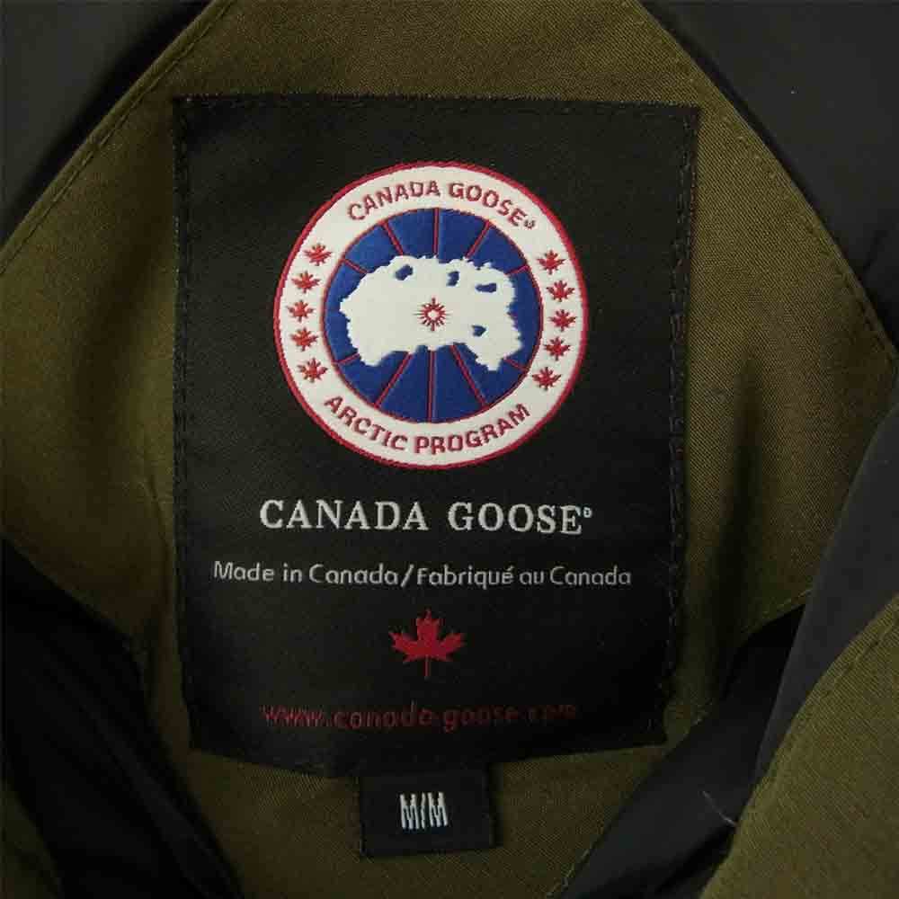CANADA GOOSE カナダグース 4567MR CITADEL PARKA シタデル パーカ ダウン ジャケット カーキ系 M【中古】