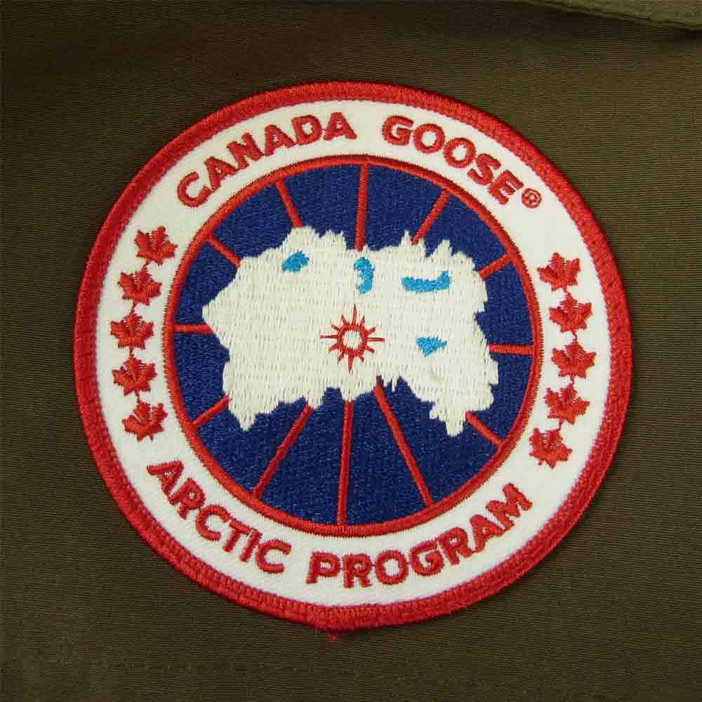 CANADA GOOSE カナダグース 4567MR CITADEL PARKA シタデル パーカ ダウン ジャケット カーキ系 M【中古】