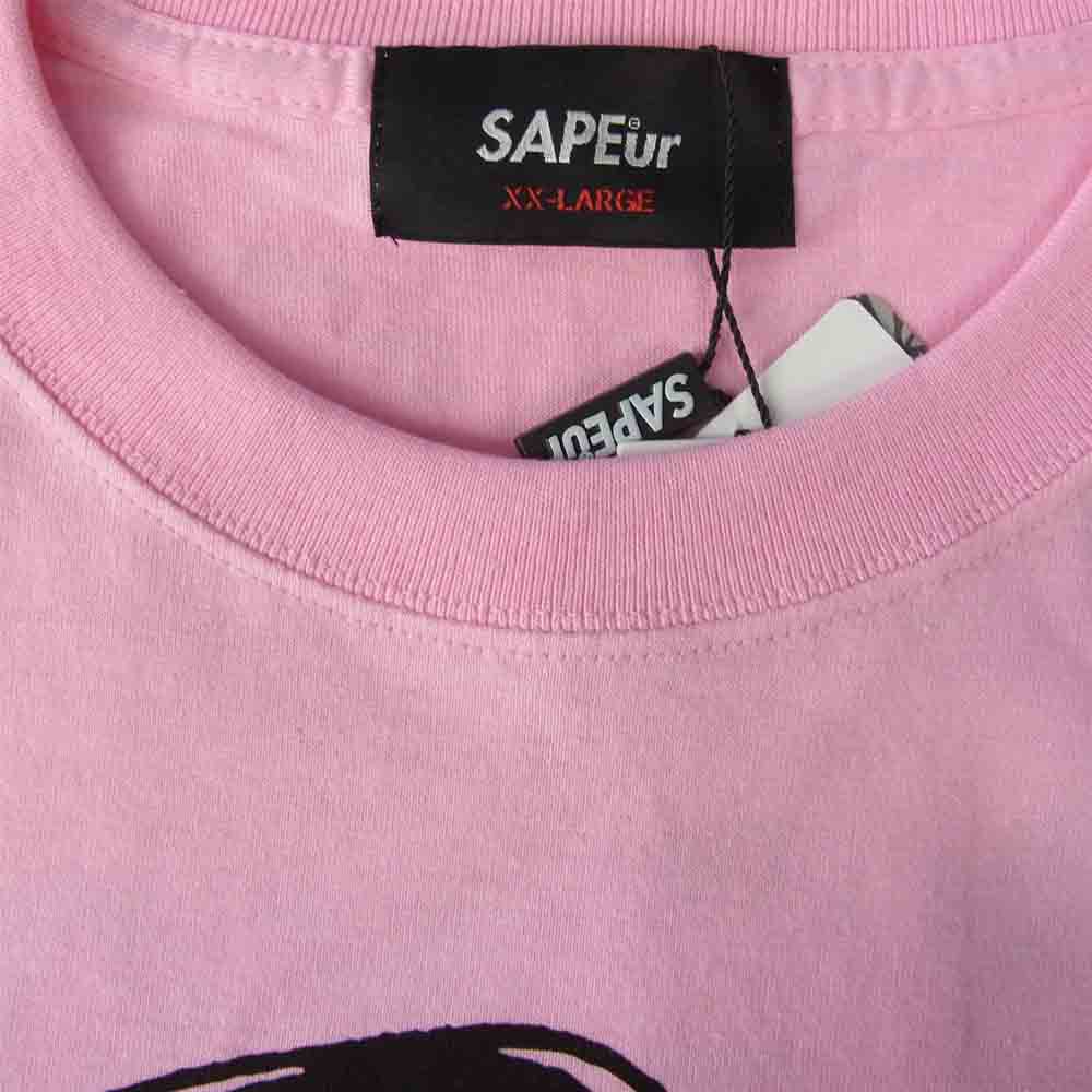 サプール A0021-071 VINTAGE SNOOPY  ヴィンテージ スヌーピー Tシャツ ピンク系 XXL【新古品】【未使用】【中古】