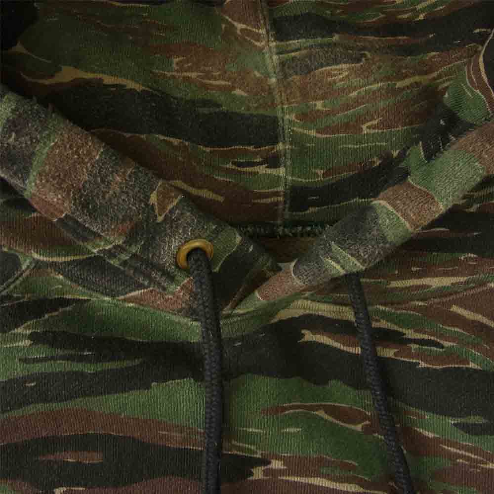 WTAPS ダブルタップス 16AW 162ATDT-CSM11S SWAT SHIRT TIGER STRIPE タイガーカモ パーカー カーキ系 XL【中古】