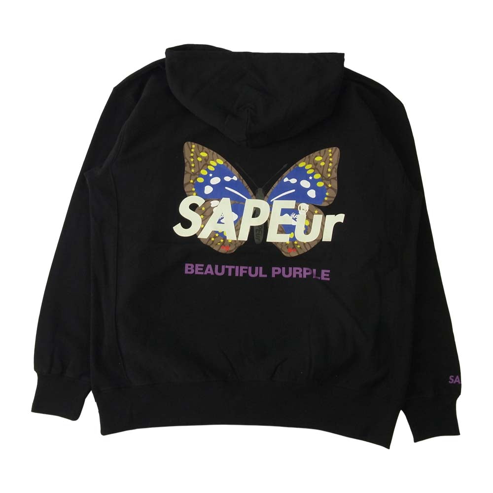 サプール SAFW20-014 Beautiful Butterfly Hoodie ビューティフル バタフライ フーディ ブラック系 XXL【新古品】【未使用】【中古】