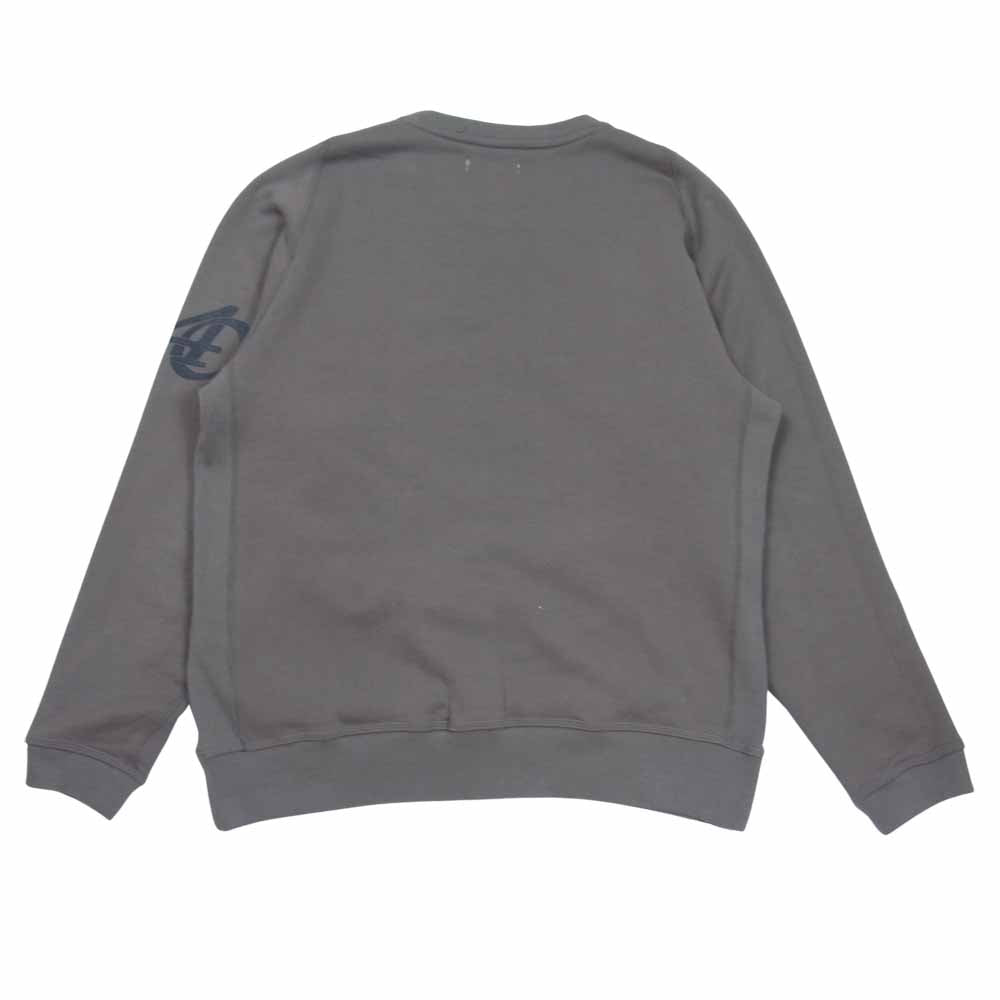 nonnative ノンネイティブ NN-T4001 DWELLER CREW PULLOVER COTTON SWEAT "TNP" ロゴ プリント スウェット グレー系 4【新古品】【未使用】【中古】