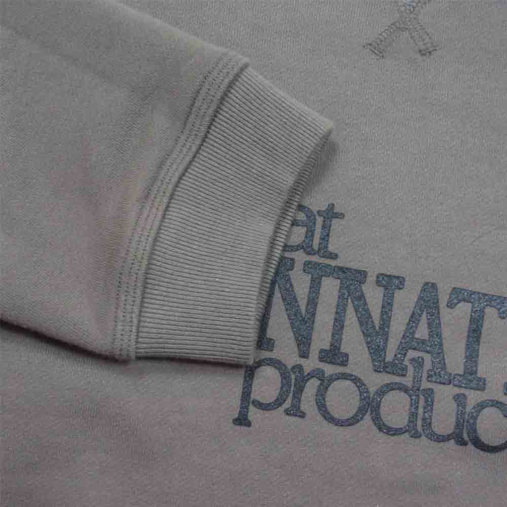 nonnative ノンネイティブ NN-T4001 DWELLER CREW PULLOVER COTTON SWEAT "TNP" ロゴ プリント スウェット グレー系 4【新古品】【未使用】【中古】