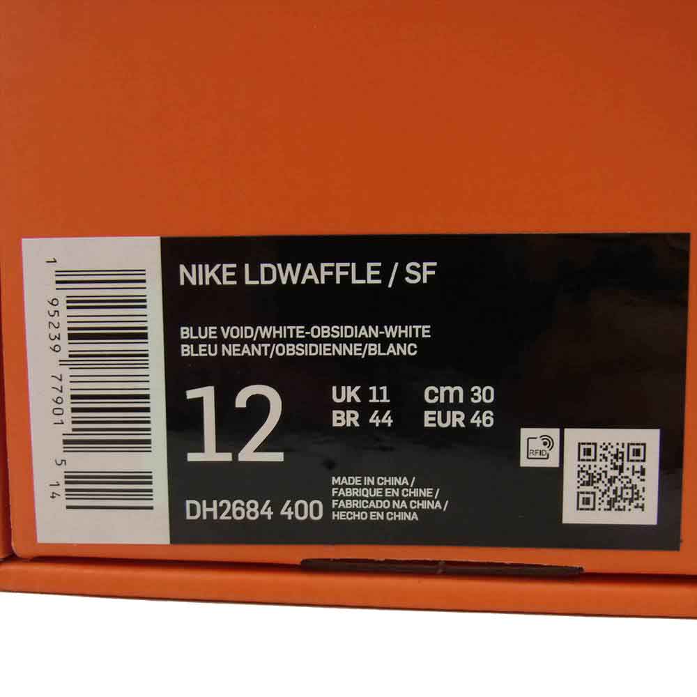 NIKE ナイキ Sacai Fragment DH2684-400 LD WAFFLE サカイ フラグメント ワッフル ネイビー系 30【新古品】【未使用】【中古】