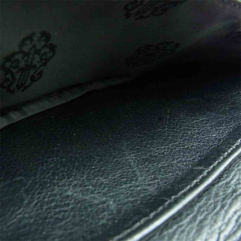 CHROME HEARTS クロムハーツ（原本無） ロング シングルフォールド チップ ウォレット ブラック系【中古】