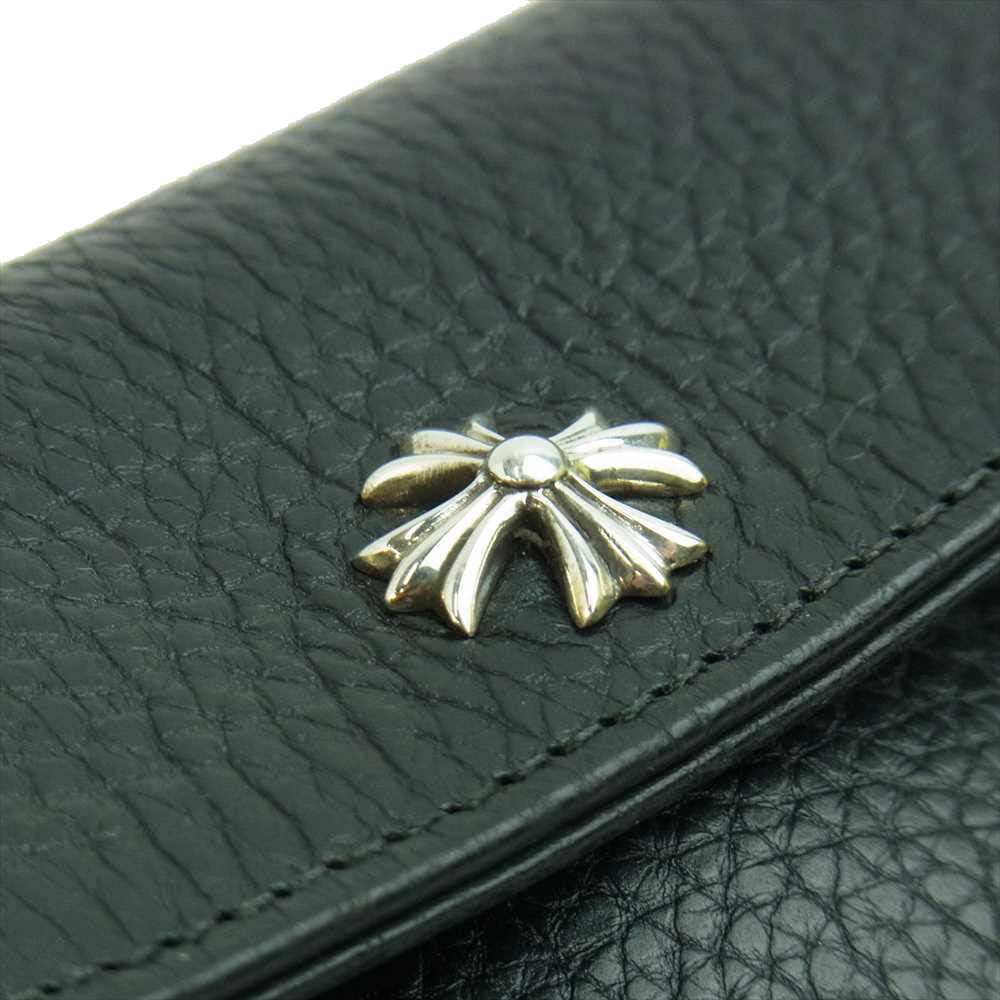 CHROME HEARTS クロムハーツ（原本有） TINY WALLET CH プラス タイニーウォレット  ブラック系【極上美品】【中古】