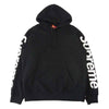 Supreme シュプリーム 18SS Sideline Hooded Sweatshirt サイドライン フーデッド スウェットシャツ プルオーバー パーカー ブラック系 M【中古】